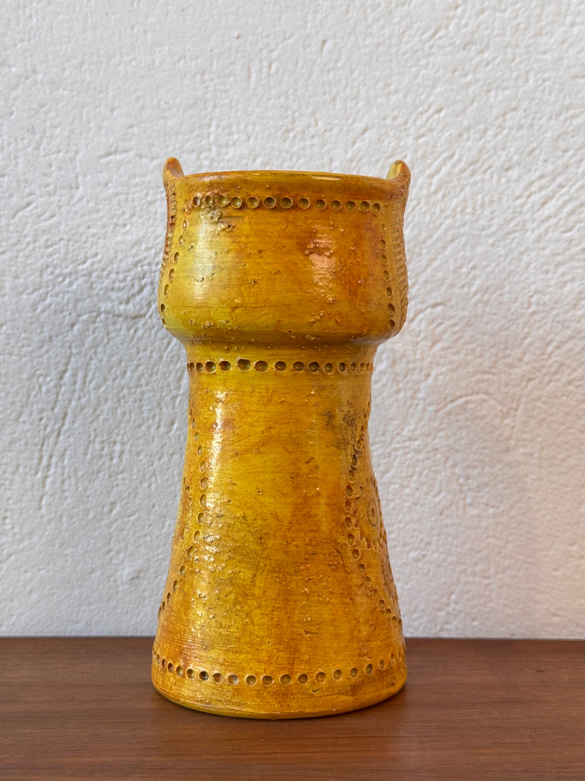 Aldo Londi for Rosenthal Netter Yellow Owl Vase, photo 4