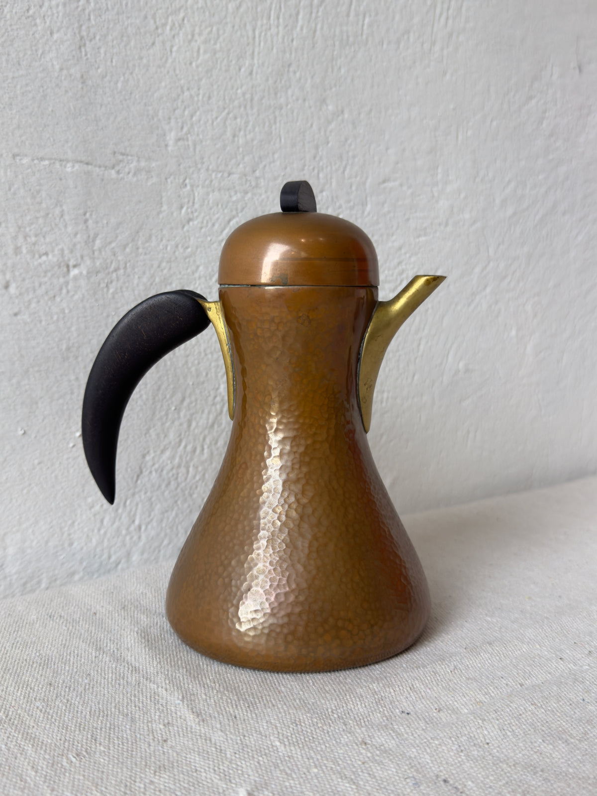 Karl Hagenauer Style Hammered Copper Coffee Set, photo 2